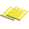 LOGILINK Fascette Fermacavo Gialle in Velcro Set da 10 pz
