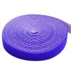 TECHLY Rotolo di Feltro Adesivo Fermacavi Lunghezza 25 m Larghezza 16 mm Blu