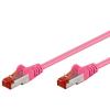 TECHLY PROFESSIONAL Cavo di rete Patch in CCA Schermato Cat. 6 Rosa F/UTP 0,5 m Bulk