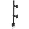 TECHLY Supporto da Scrivania per 2 Monitor 13-27'' con Morsetto