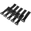 LOGILINK Fascette Fermacavo Nero in Velcro Set da 10 pz