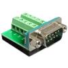 DELOCK Adattatore DB9 pin Maschio Terminal Block 10 pin