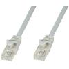 TECHLY PROFESSIONAL Cavo di rete Patch in CCA Cat.5E Grigio UTP 10m