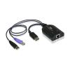 ATEN Adattatore KVM USB DisplayPort Virtual Media con supporto Smart Card KA7169