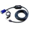 ATEN Adattatore KVM VGA 1 porta USB con cavo 5m, KA7970-AX