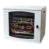 TECHLY PROFESSIONAL Armadio Rack 19'' a muro 10 unit&agrave; sezione unica prof. 500mm Nero