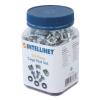 INTELLINET Kit Set 50 Viti 50 Dadi e 50 Rondelle per Montaggio Rack Silver