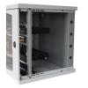 TECHLY PROFESSIONAL Armadio Rack 19'' a muro 13 unit&agrave; sezione unica prof. 500mm Nero