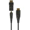 TECHLY Cavo HDMI&trade; A/A Micro HDMI&trade; AOC in Fibra Ottica 4K 20m