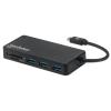 MANHATTAN Hub USB-C&trade; 3.2 Gen 1 a 3 porte con Lettore Schede
