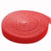 TECHLY Rotolo di Feltro Adesivo Gestione cavi Lunghezza 4m Larghezza 16mm Rosso