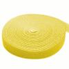 TECHLY Rotolo di Feltro Adesivo Gestione cavi Lunghezza 4m Larghezza 16mm Giallo