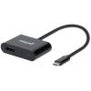 MANHATTAN Adattatore Convertitore USB-C&trade; M a DisplayPort F con Power Delivery