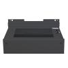 TECHLY PROFESSIONAL Staffe a Parete per Fissaggio Armadio Serie EE Nero