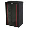 INTELLINET Armadio Rack 19'' a muro 20 unit&agrave; sezione unica prof. 450mm Nero