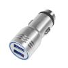 LOGILINK Caricatore da Auto in Alluminio 2x USB 10,5W Rompivetro di Emergenza