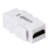 LOGILINK Accoppiatore Keystone HDMI con Ripetitore Bianco