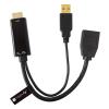 TECHLY Adattatore Convertitore da HDMI&trade; a Displayport con USB 4K 30Hz