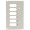 TECHLY PROFESSIONAL Pannello Frontale 6 Connessioni SC-Duplex per Box Ottico