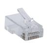 INTELLINET Confezione 100 Plug Modulari RJ45 Passante Cat6 FastCrimp UTP