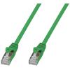 TECHLY PROFESSIONAL Cavo di Rete Patch in Rame Cat. 6A SFTP LSZH 15 m Verde