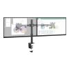 TECHLY Supporto da Scrivania per 2 Monitor 13-32'' a Morsetto
