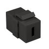 LOGILINK Connettore Keystone USB-C&trade; F/F 17,2 mm Nero