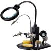 TECHLY Kit per Saldatura con Lampada LED e lente ingrandimento