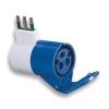 FME Adattatore Industriale da S17 a 1 presa CEE blu