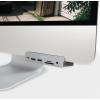 LOGILINK Hub USB-C&trade; 3.2 Gen 1 Multifunzione 7-in-1 in Alluminio con Morsetti