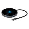 MANHATTAN Docking Station USB-C&trade; 8-in-1 con Pad di Ricarica Wireless