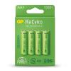 GP BATTERIES Blister 4 Batterie Ricaricabili AA Stilo 1300mAh GP ReCyko