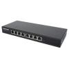 INTELLINET Switch PoE+ Gigabit Ethernet a 8 porte con passthrough PoE