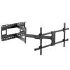 TECHLY Staffa a Muro Braccio Estensibile fino a 1015 mm per LCD 43-80'' Nero