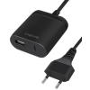 LOGILINK Caricatore USB con porta USB tipo A e USB-C&trade; cavo 1,5m 12W