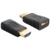 DELOCK Adattatore HDMI-A Maschio a HDMI-C Femmina Nero