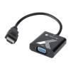 TECHLY Cavo Convertitore Adattatore da HDMI&trade; a VGA 1920x1200 a 60Hz con Audio 3.5''