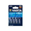 VARTA Blister 4 Batterie 1.5V Longlife Power Alcalina Ministilo AAA