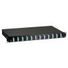 OEM Cassetto Ottico 19'' con 12 bussole SC Duplex Multimodale OM3 Nero