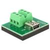 DELOCK Adattatore Mini USB Femmina Terminal Block 6 pin