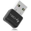 TECHLY Adattatore USB Bluetooth 5.0 per PC Dongle Classe 2 + EDR 10m