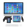LOGILINK Supporto Monitor Smartphone Tablet Regolabile 420 - 520 mm Nero