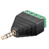 GOOBAY Adattatore Audio 3.5 mm Maschio a Terminal Block 4 pin