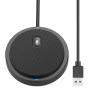 TECHLY Microfono USB Omnidirezionale da Conferenza con Tasto Muto