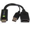 TECHLY Adattatore Convertitore da HDMI&trade; a Displayport con USB 4K 60Hz