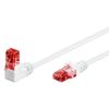 GOOBAY Cavo di rete Patch Connettore Angolato 90&deg; CCA Cat.6 UTP 2m Bianco