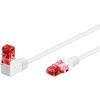 GOOBAY Cavo di rete Patch Connettore Angolato 90&deg; CCA Cat.6 UTP 5m Bianco