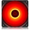 WHITE SHARK Ventola di Raffreddamento 4pin LED Rosso 120 mm 1100 RPM Fan PC Gaming