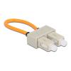 DELOCK Cavo di Prova Accoppiatore Loopback Fibra Ottica Multimodale OM1 SC