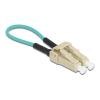 DELOCK Cavo di Prova Accoppiatore Loopback Fibra Ottica Multimodale OM3 LC